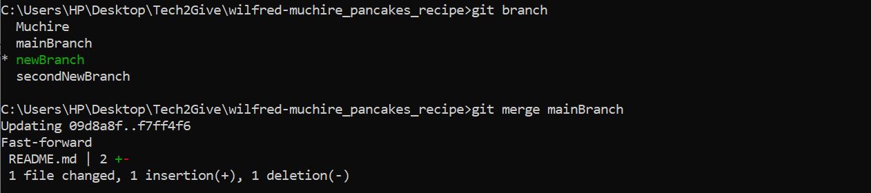 How to merge branches.